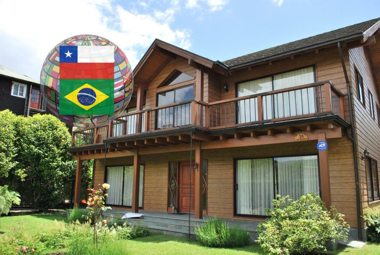 Frontera Pucon Hostel B&B Exterior foto